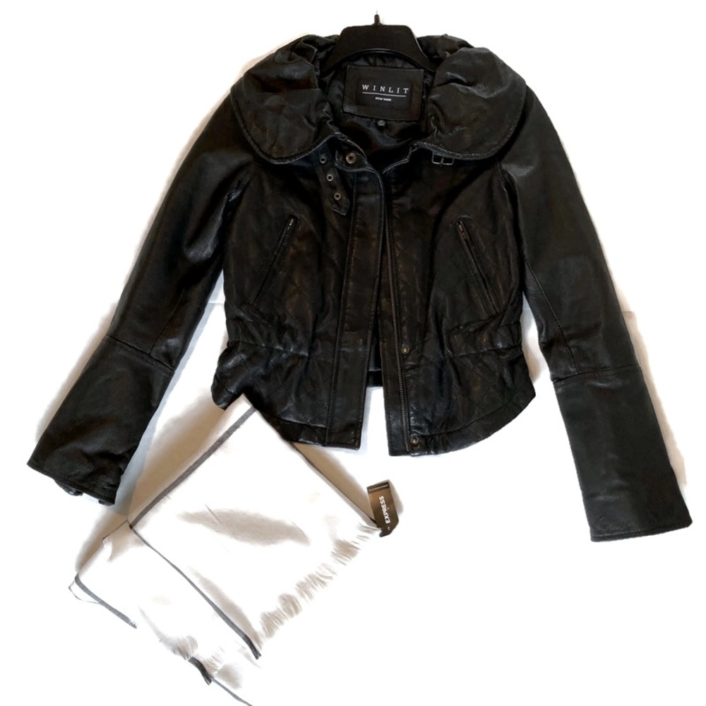 Black Leather Jacket!!